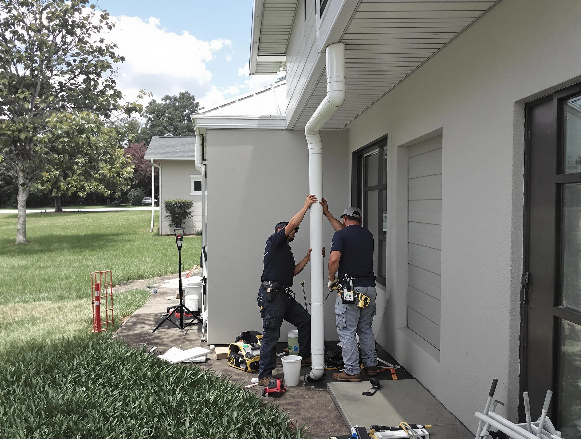 Downspout Installation in Bay Village
